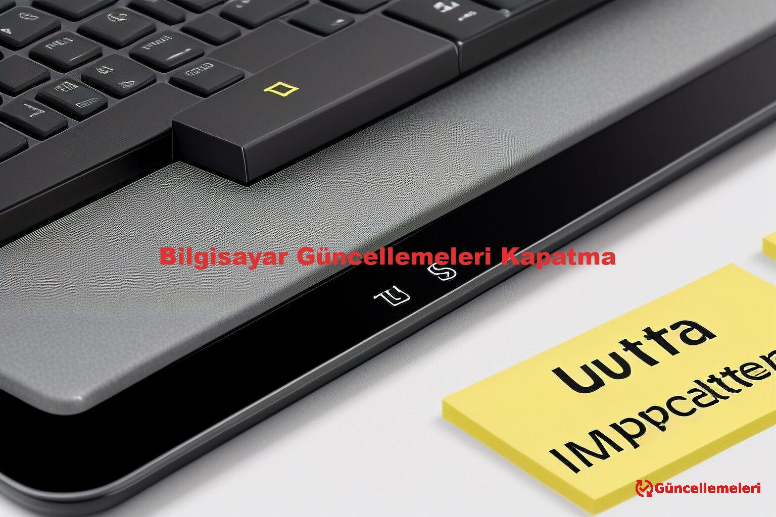 Bilgisayar Güncellemeleri Kapatma