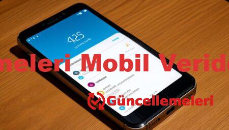 Güncellemeleri Mobil Veriden Yapma