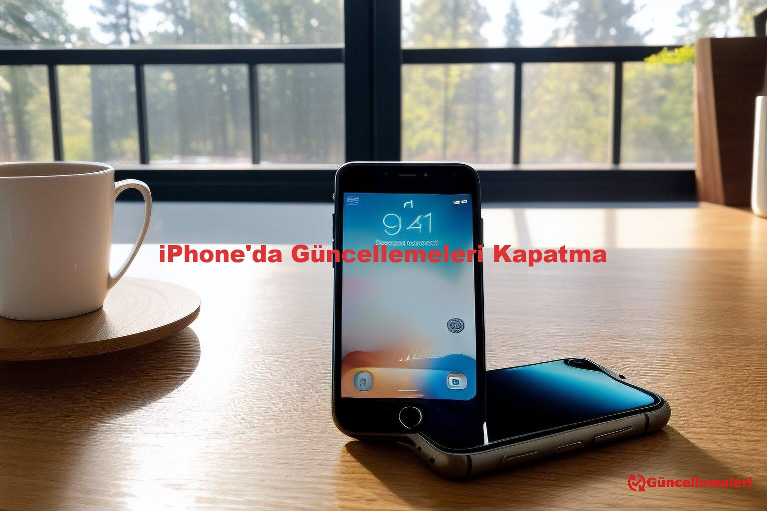 iPhone'da Güncellemeleri Kapatma