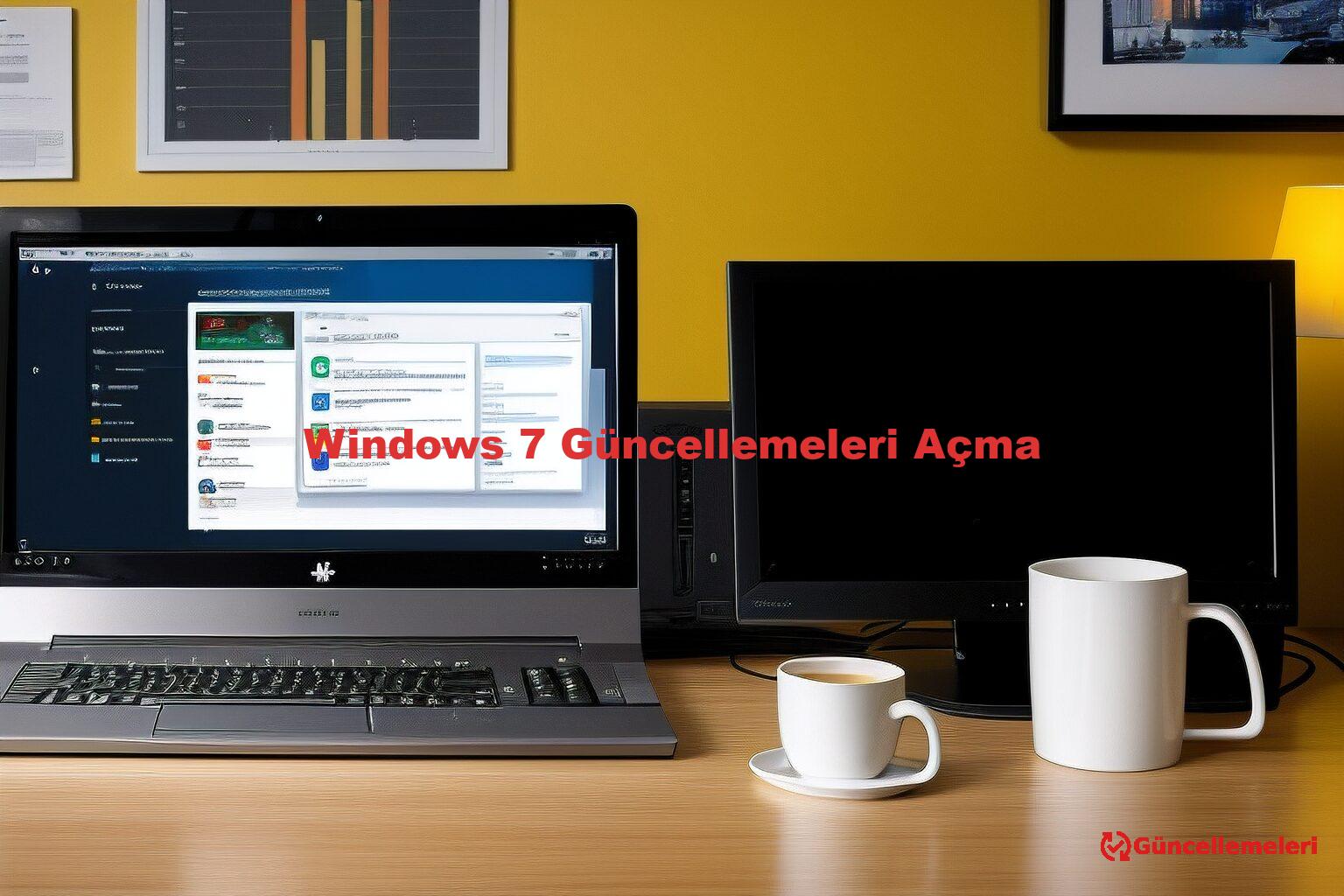 Windows 7 Güncellemeleri Açma