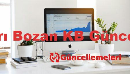 Bilgisayarı Bozan KB Güncellemeleri