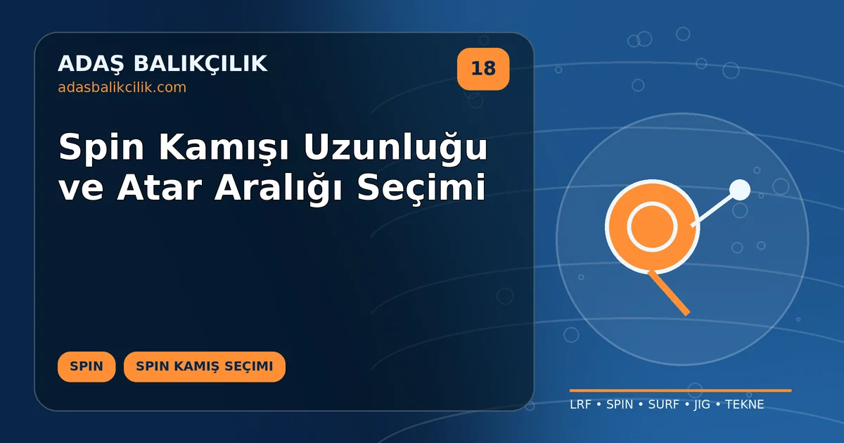 Spin Kamışı Uzunluğu ve Atar Aralığı Seçimi